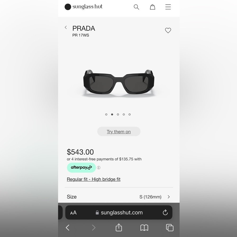🕶️ PRADA NWT SUNGLASSES🕶️ - Picture 1 of 3